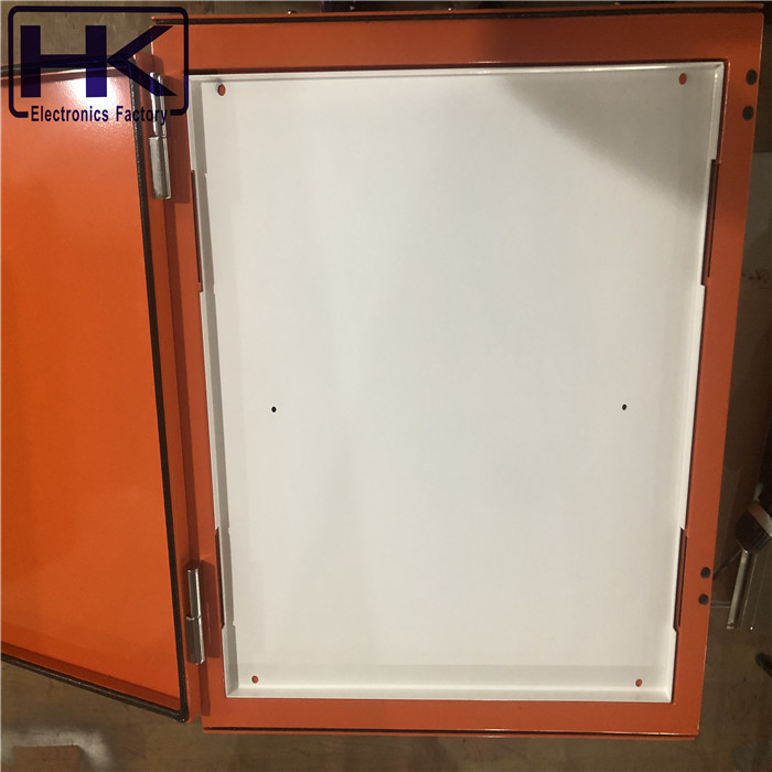  wall mounted custom control panel sheet metal enclosure electrical power box